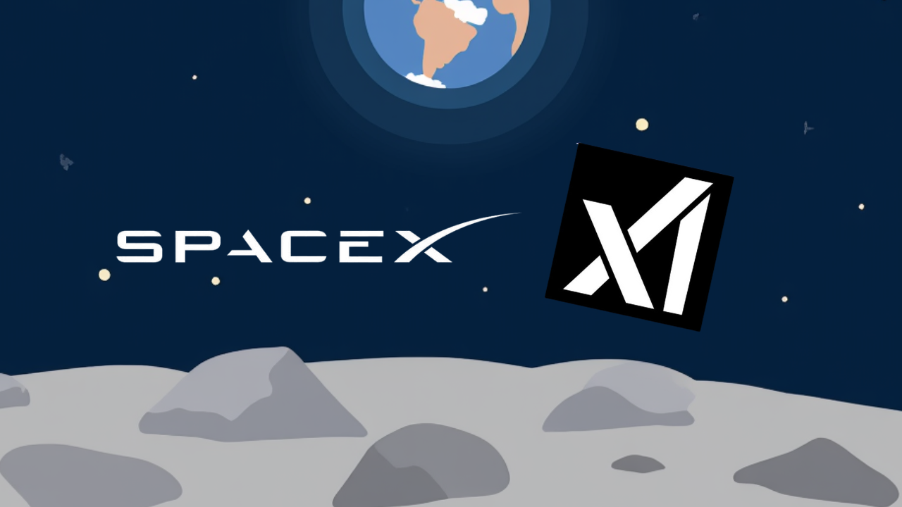 Why did Elon Musk merge SpaceX with xAI?