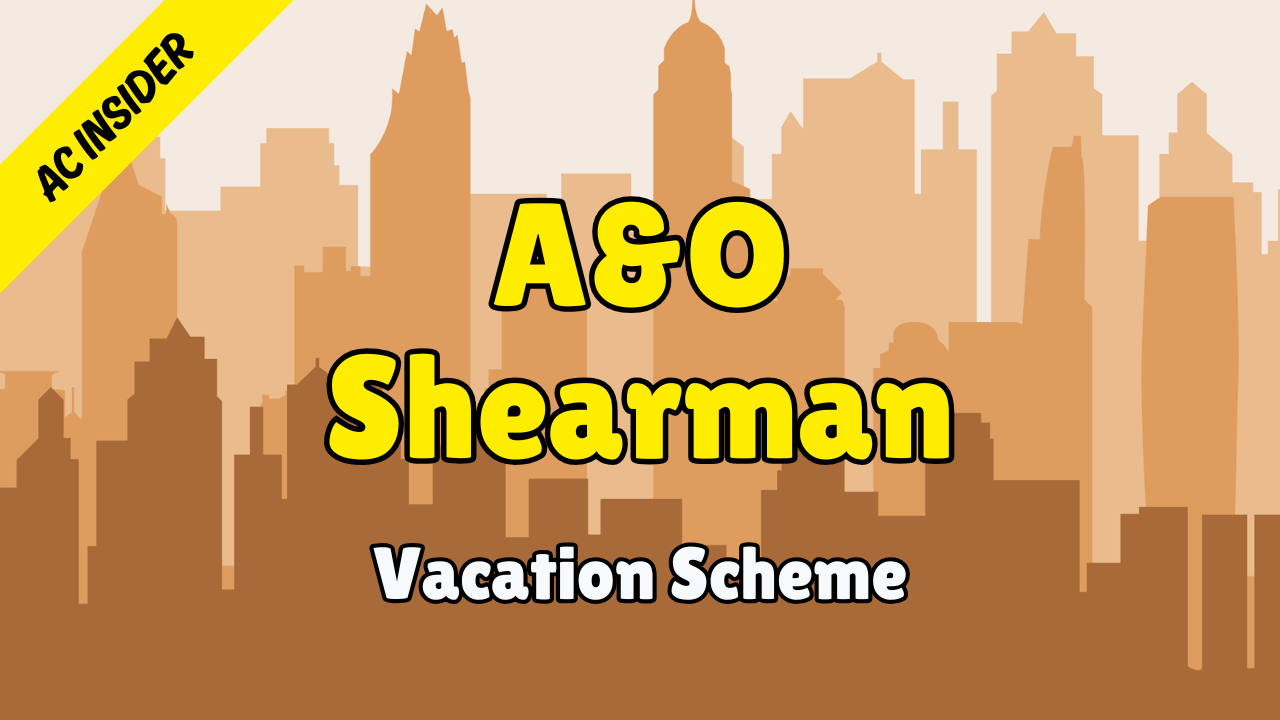 A&O Shearman - Assessment Centre Insider (2026 Vacation Scheme)