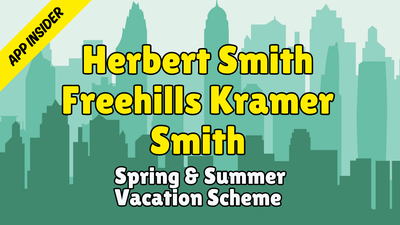 Herbert Smith Freehills Kramer - Application Insider (Vacation Scheme 2026)